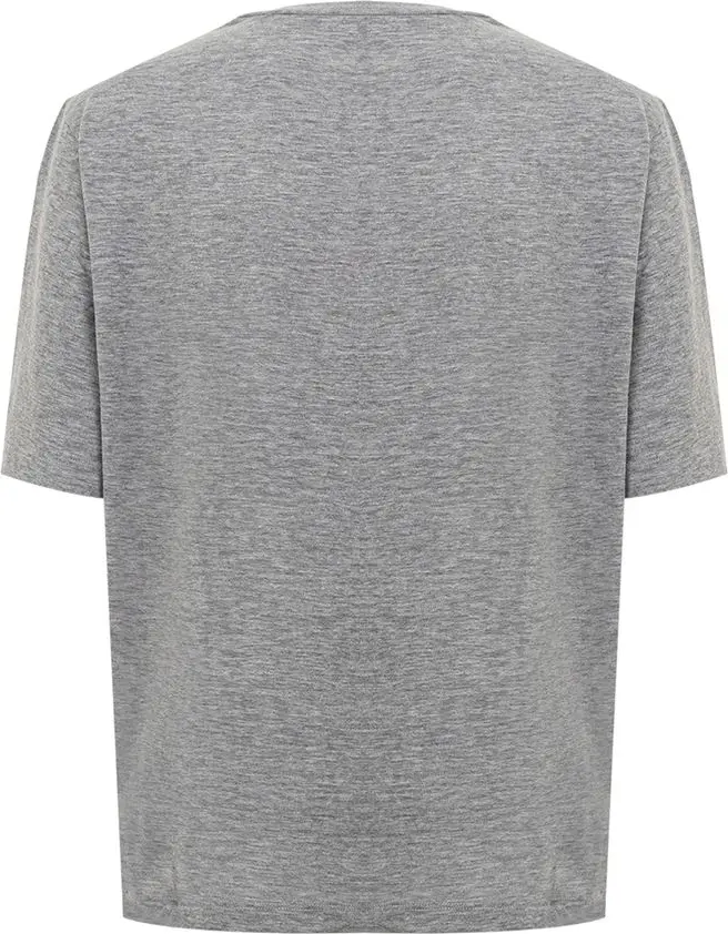 T-shirt Dsquared2 Chic Gray Cotton Tee for the Modern Woman