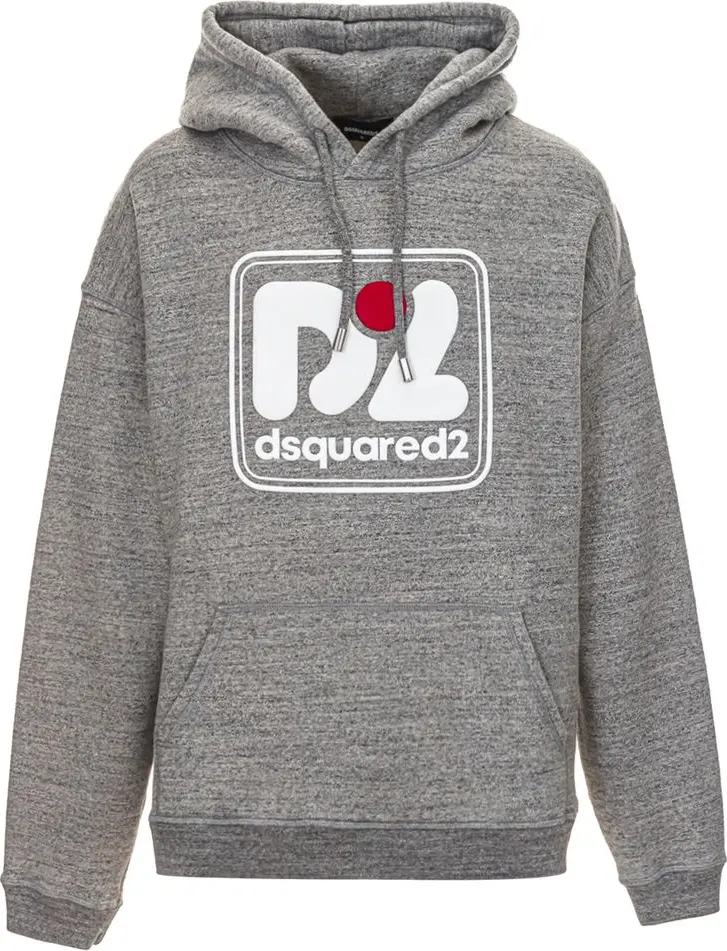 Jumper Dsquared2 Gray Cotton Sweatshirt