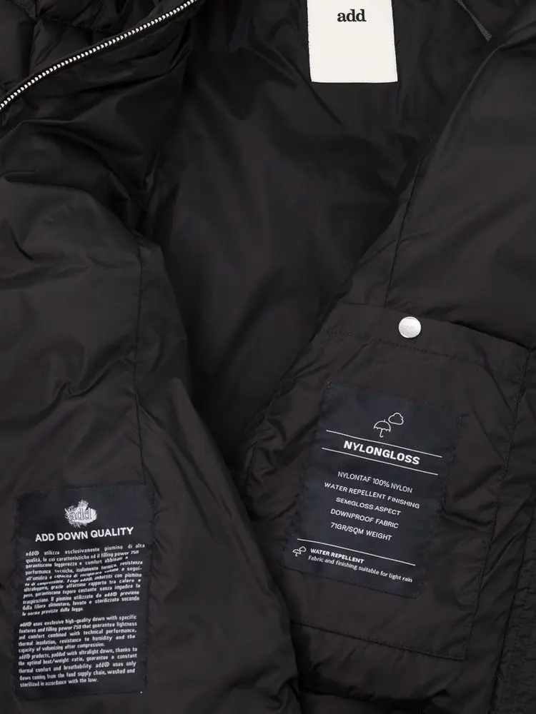 Куртка ADD Black Polyamide Shell Jacket