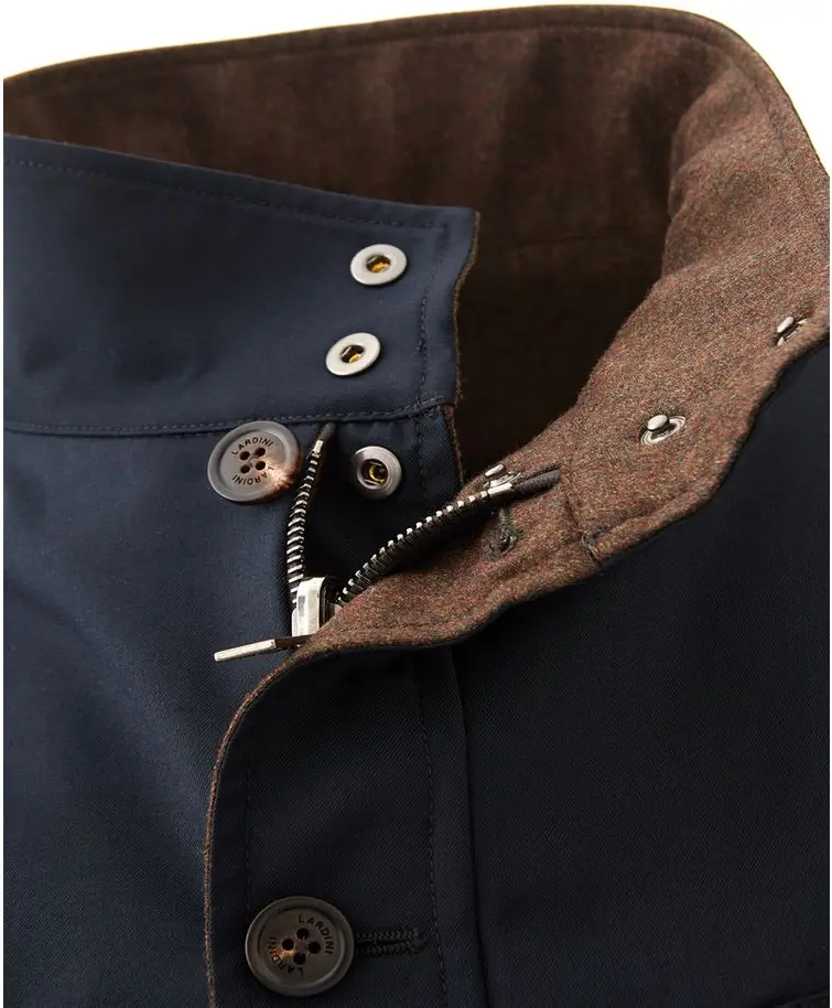 Blue Wool Coat Lardini