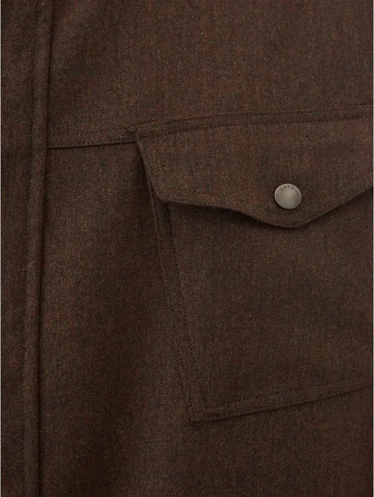 Blue Wool Coat Lardini