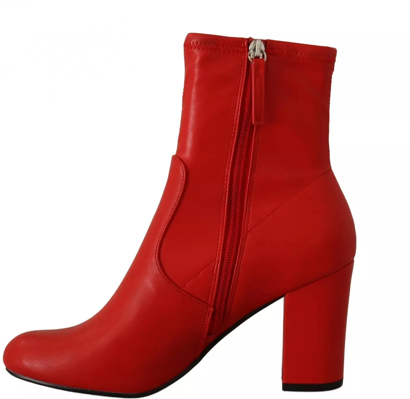 Ankle Boots Steve Madden Red Leather