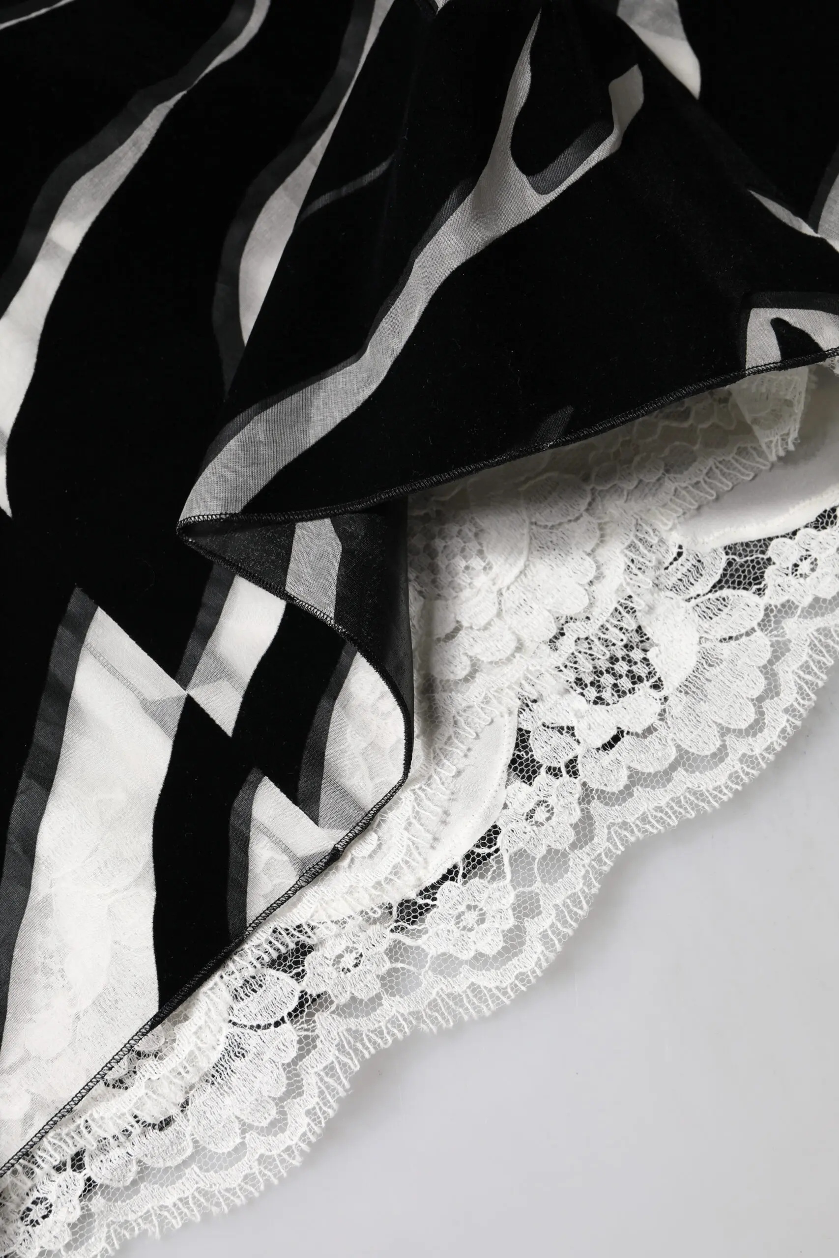 Dress Dolce & Gabbana Black White Zebra A-line Sheath Mini Dress