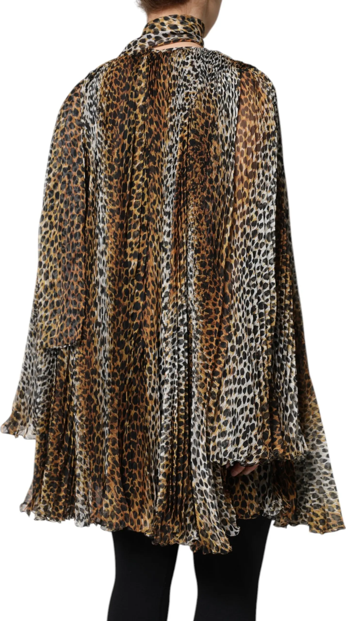 Jigarrang Leopard Print Yengli Kiyim Dolce & Gabbana