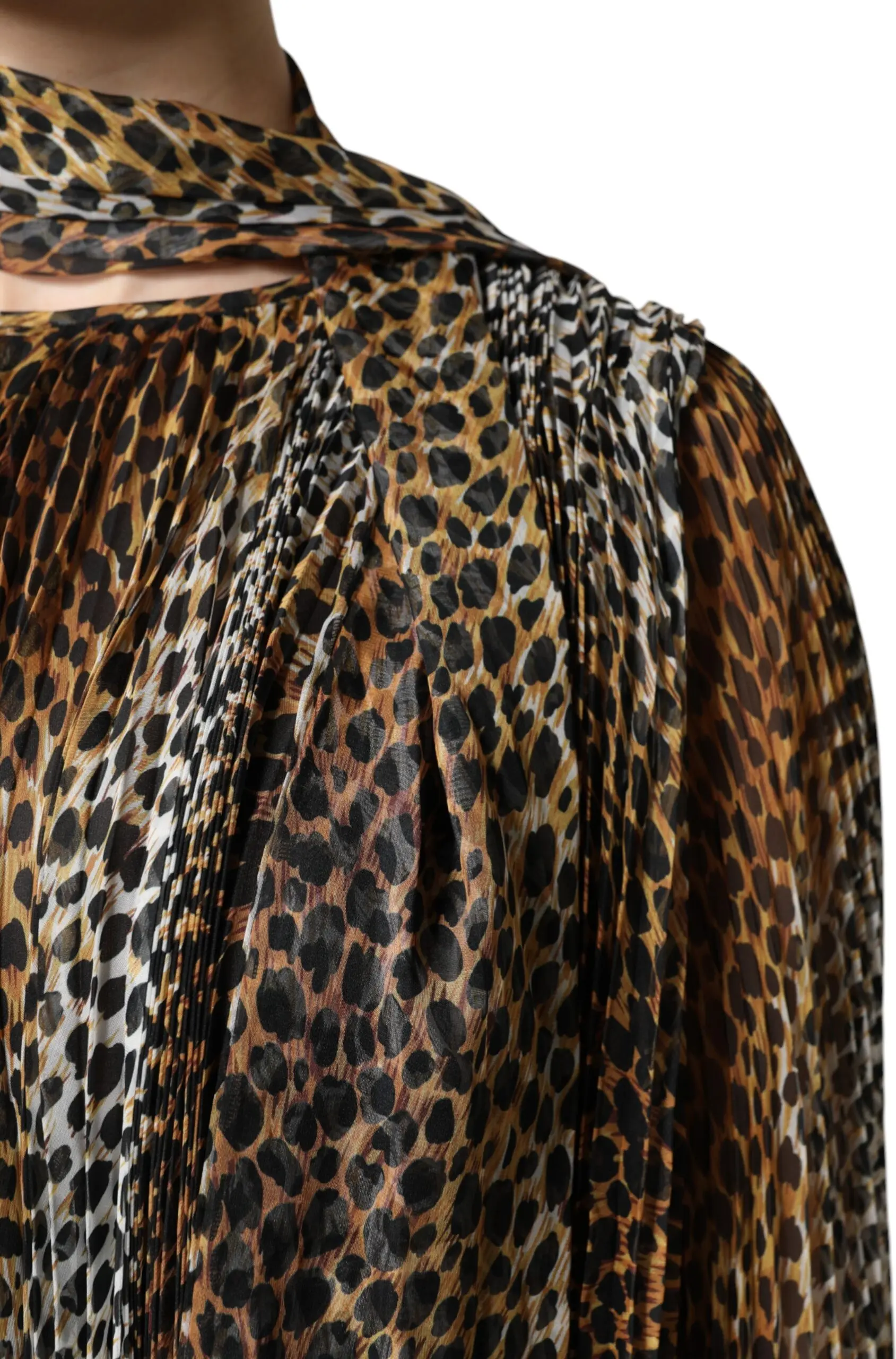 Jigarrang Leopard Print Yengli Kiyim Dolce & Gabbana