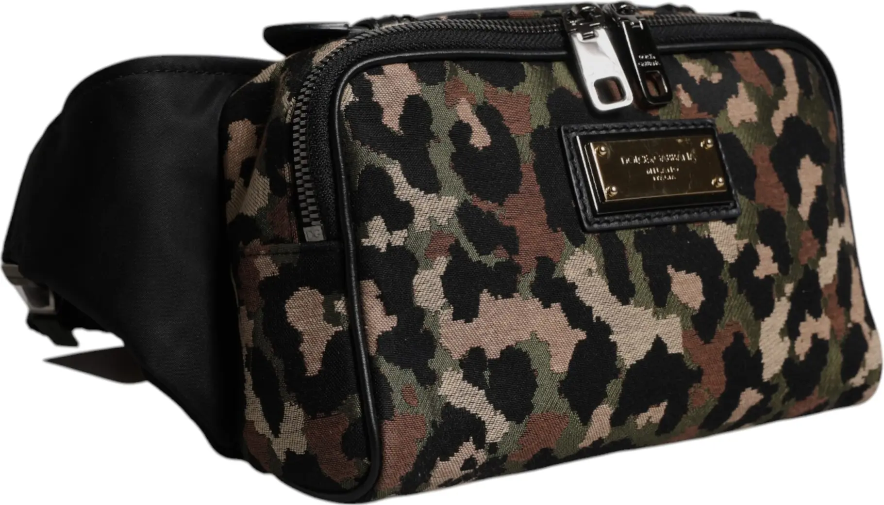 Bag Dolce & Gabbana Multicolor Leopard DG Logo Belt Fanny Pack