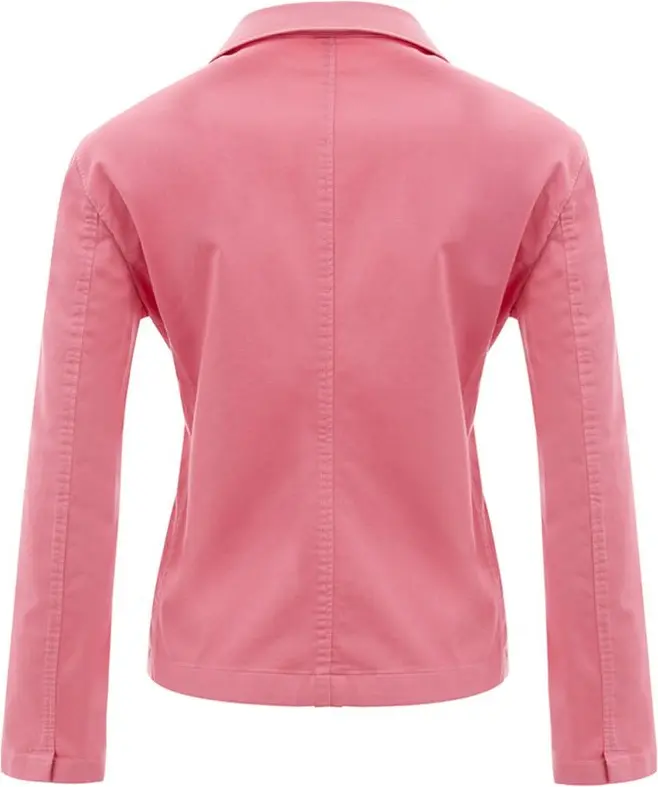 Pink Cotton Blazer