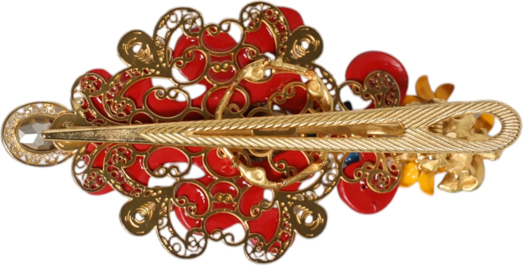 Soch uchun "Dolce & Gabbana" Multicolor Spring CARRETTO Oltin Bronza Kristalli