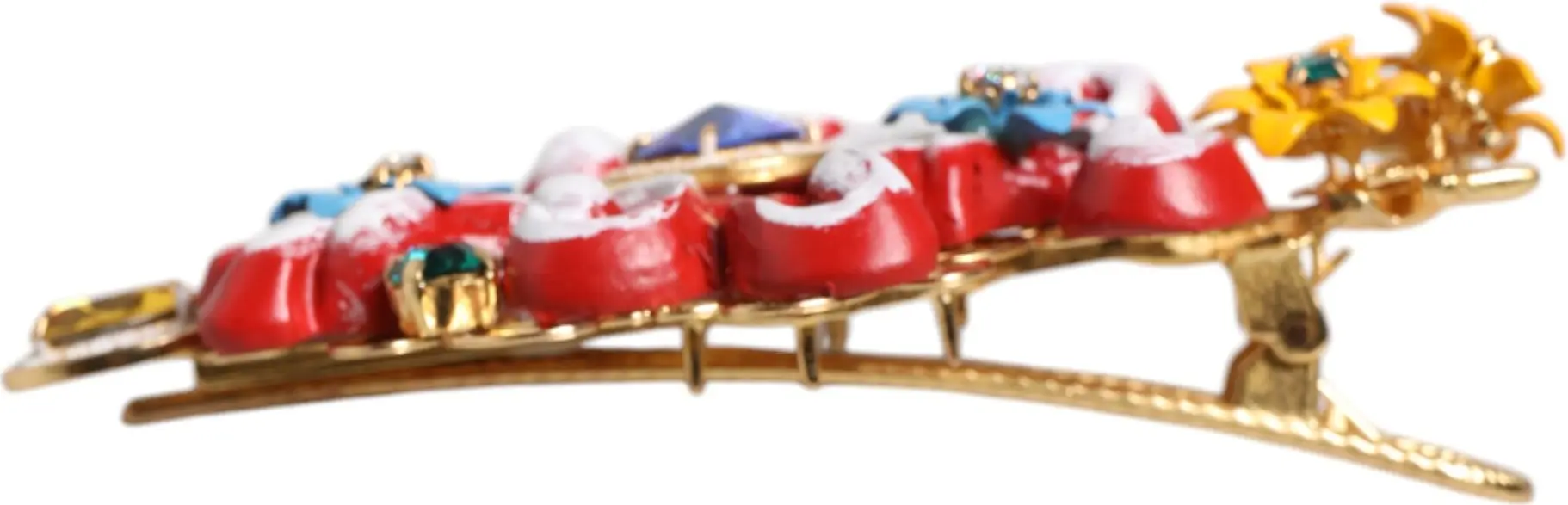 Soch uchun "Dolce & Gabbana" Multicolor Spring CARRETTO Oltin Bronza Kristalli