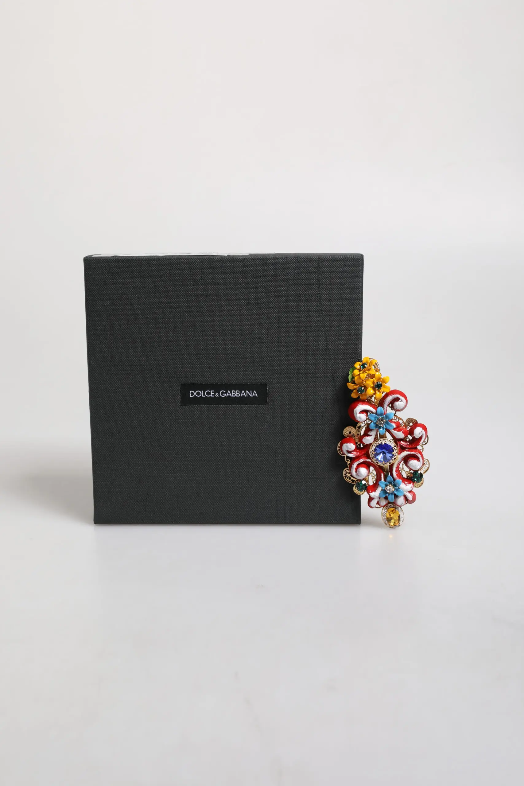 Soch uchun "Dolce & Gabbana" Multicolor Spring CARRETTO Oltin Bronza Kristalli