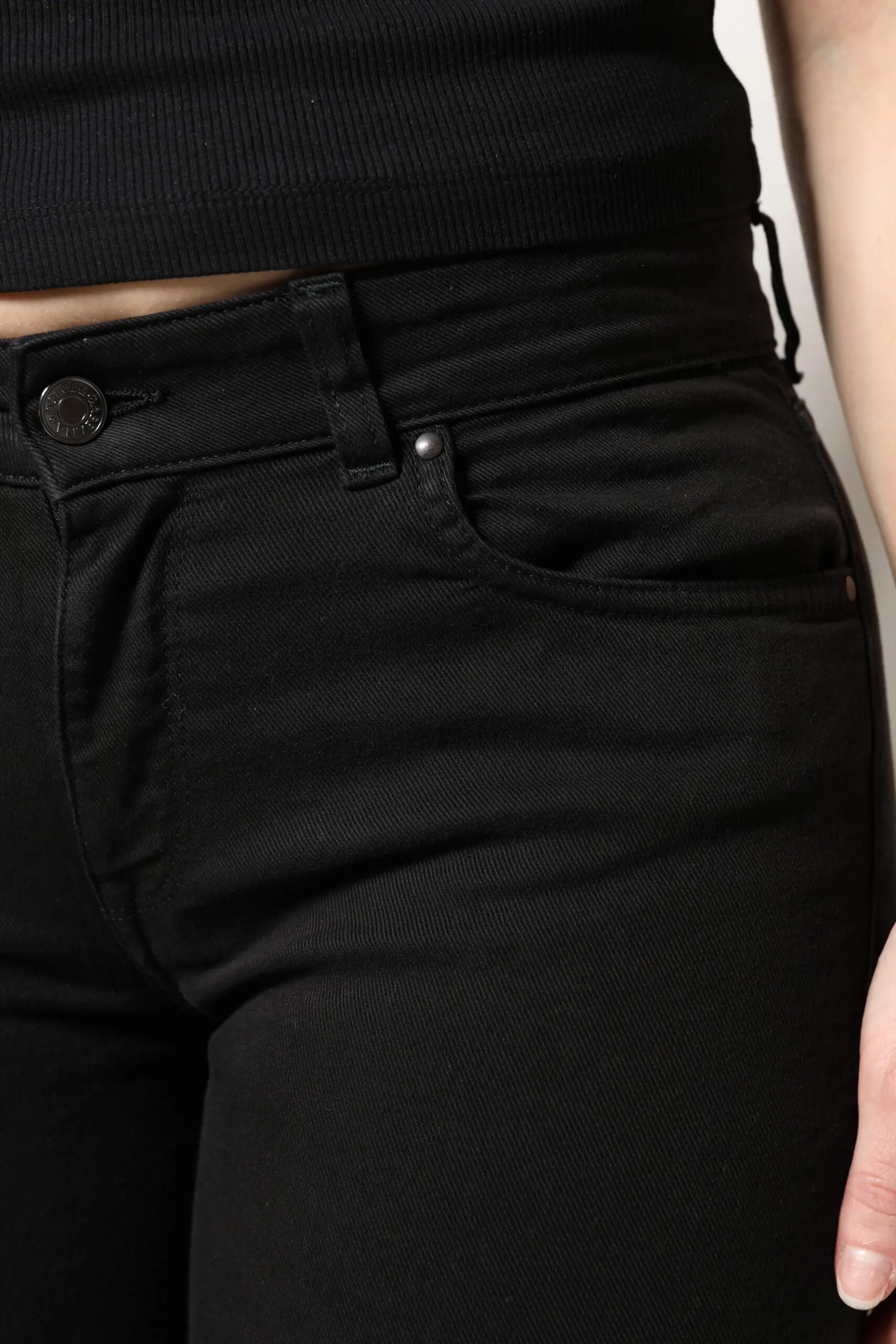 Dolce & Gabbana Qora Paxta O'rta Bel Skinny JinsShimlar