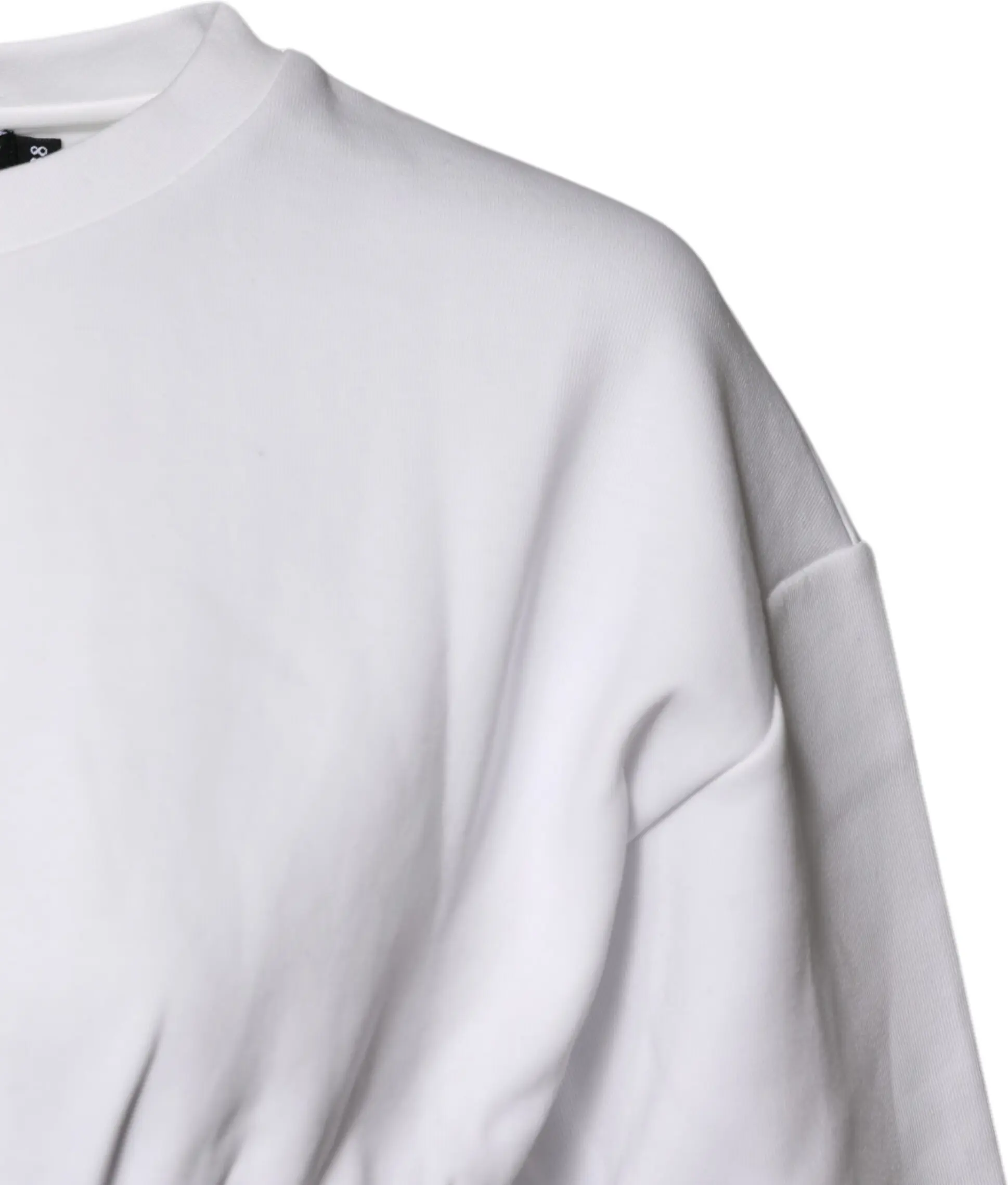 White Cotton Blend 3/4 Sleeves Blouse Top Dolce & Gabbana