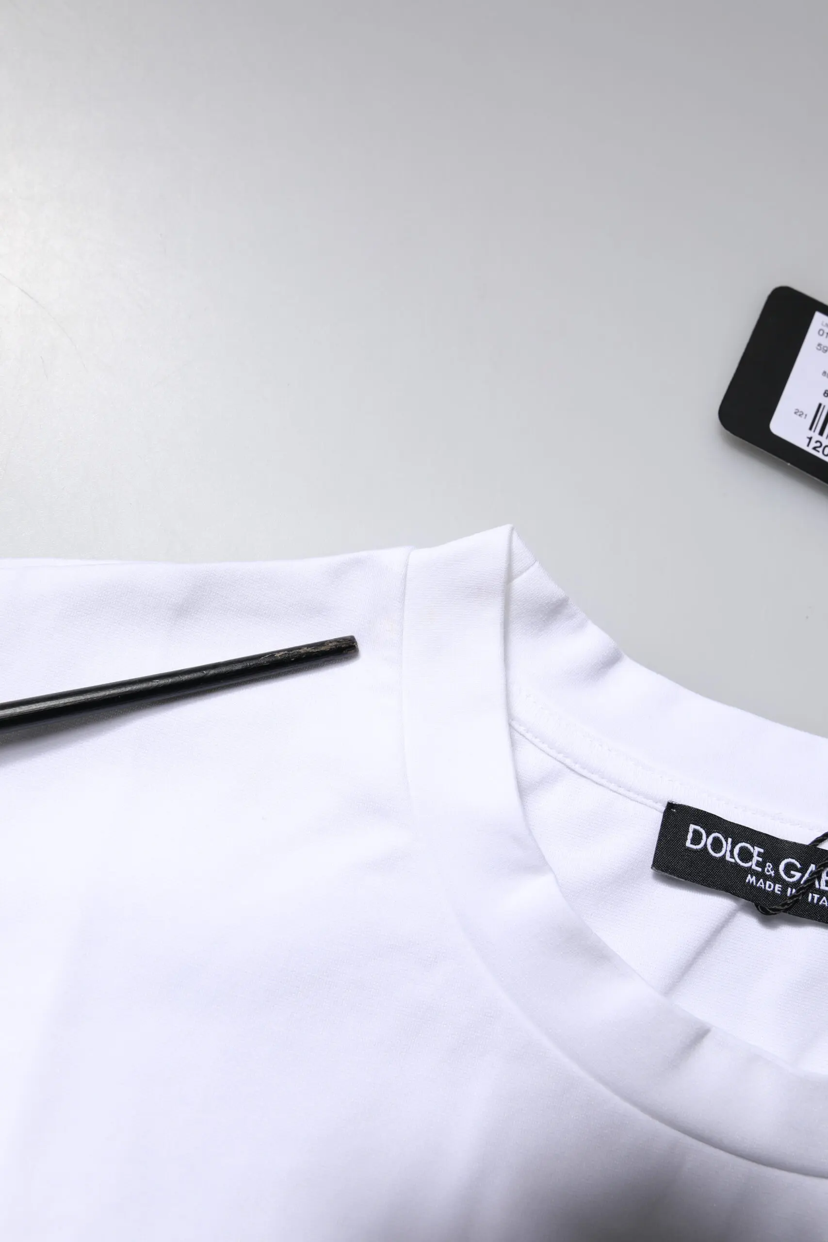 White Bellissima Crew Neck T-shirt by Dolce & Gabbana