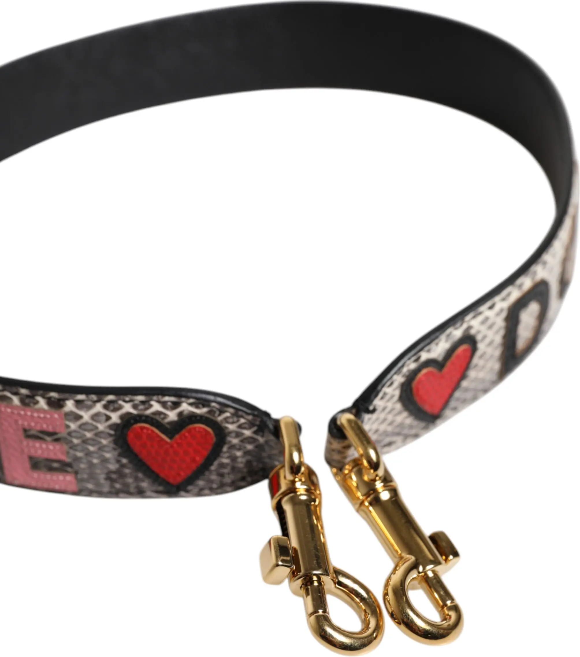 Ремень через плечо Dolce & Gabbana Мультиколор для сумки с заплатками