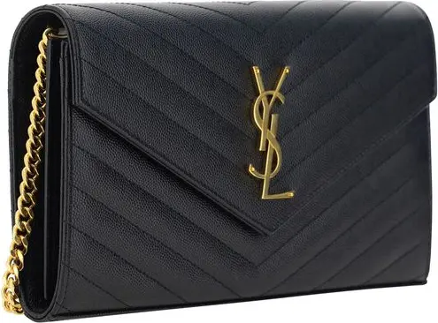 Saint Laurent Logotipli Yelkadan Taqiladigan Sumka