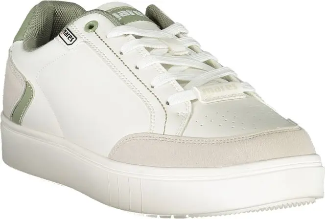 White Polyester Sneaker by Mares