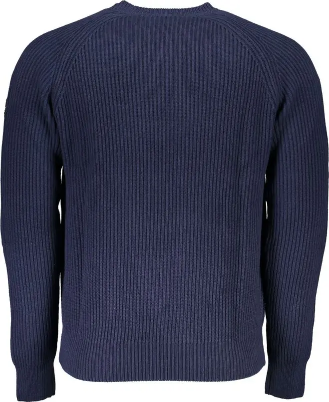 North Sails Blue Cotton Men Sweater