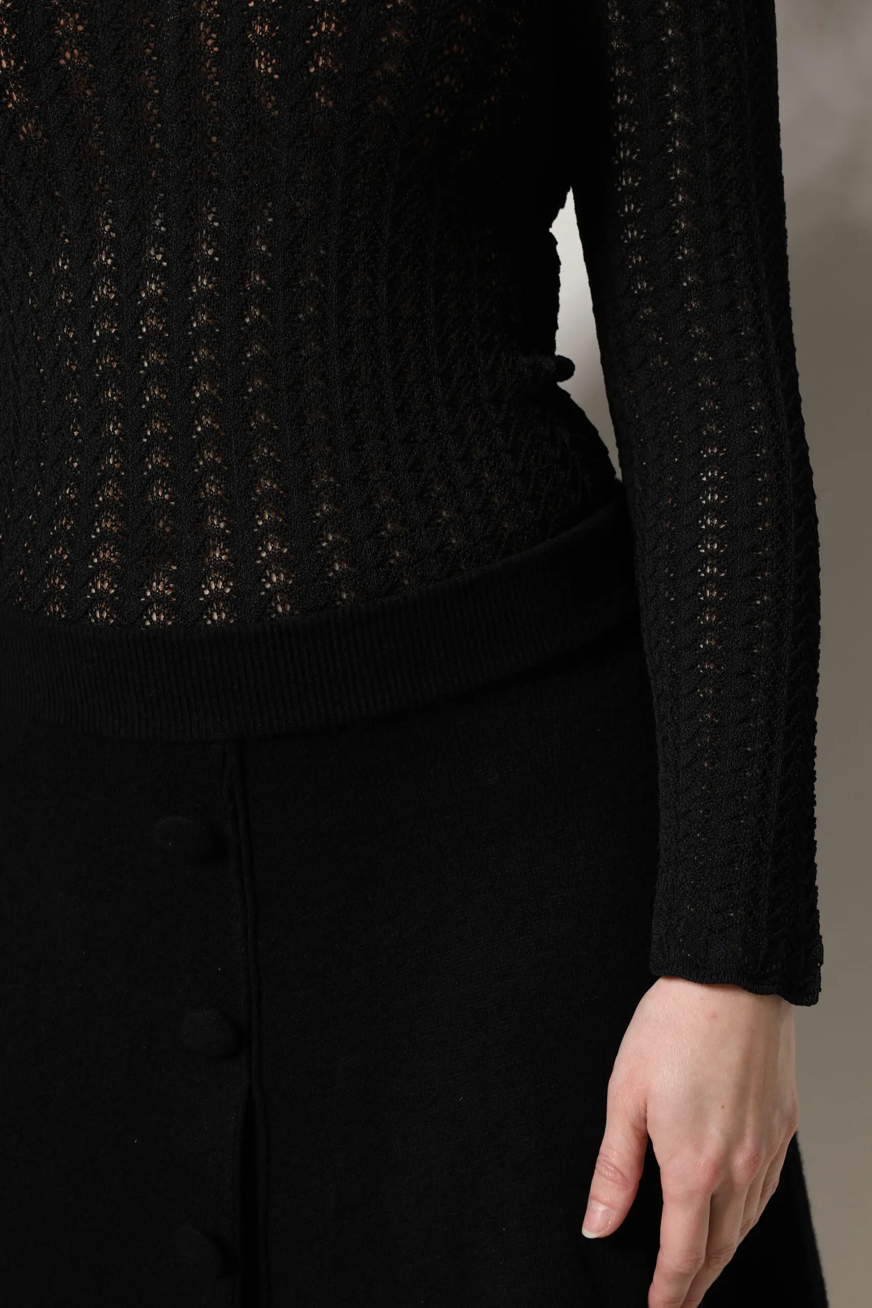 Dolce & Gabbana Uzun yengli A-line Midi Ko'ylak