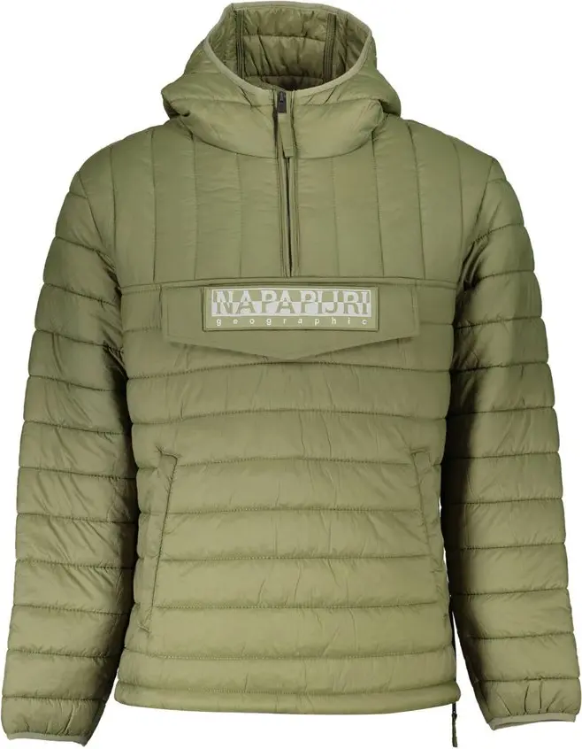 Jacket Napapijri Green Polyamide Men Jacket