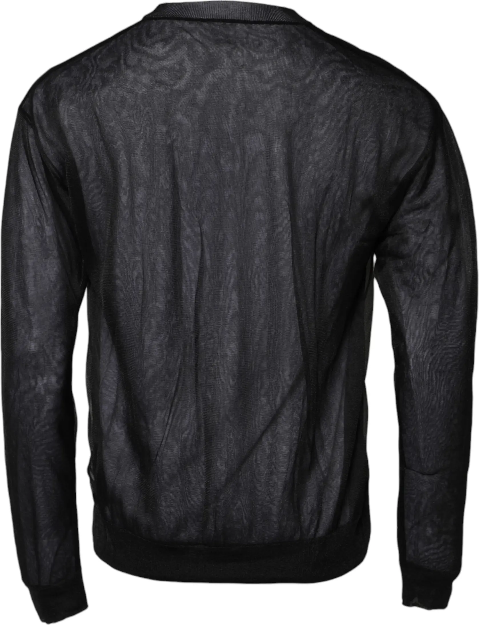 Dolce & Gabbana Black White Logo Knitted Pullover Sweater