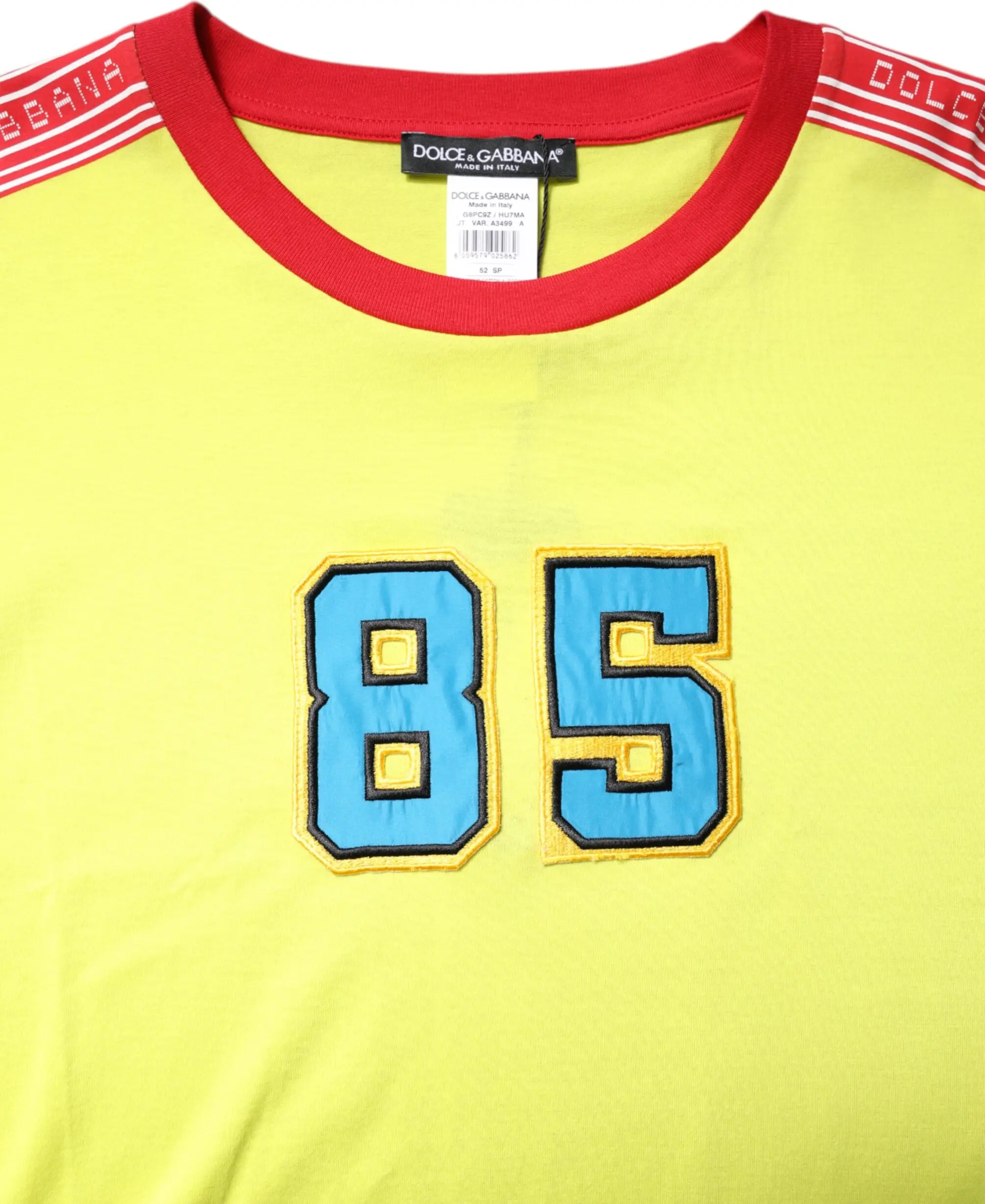 Dolce & Gabbana logotipliCrew Neck futbolka
