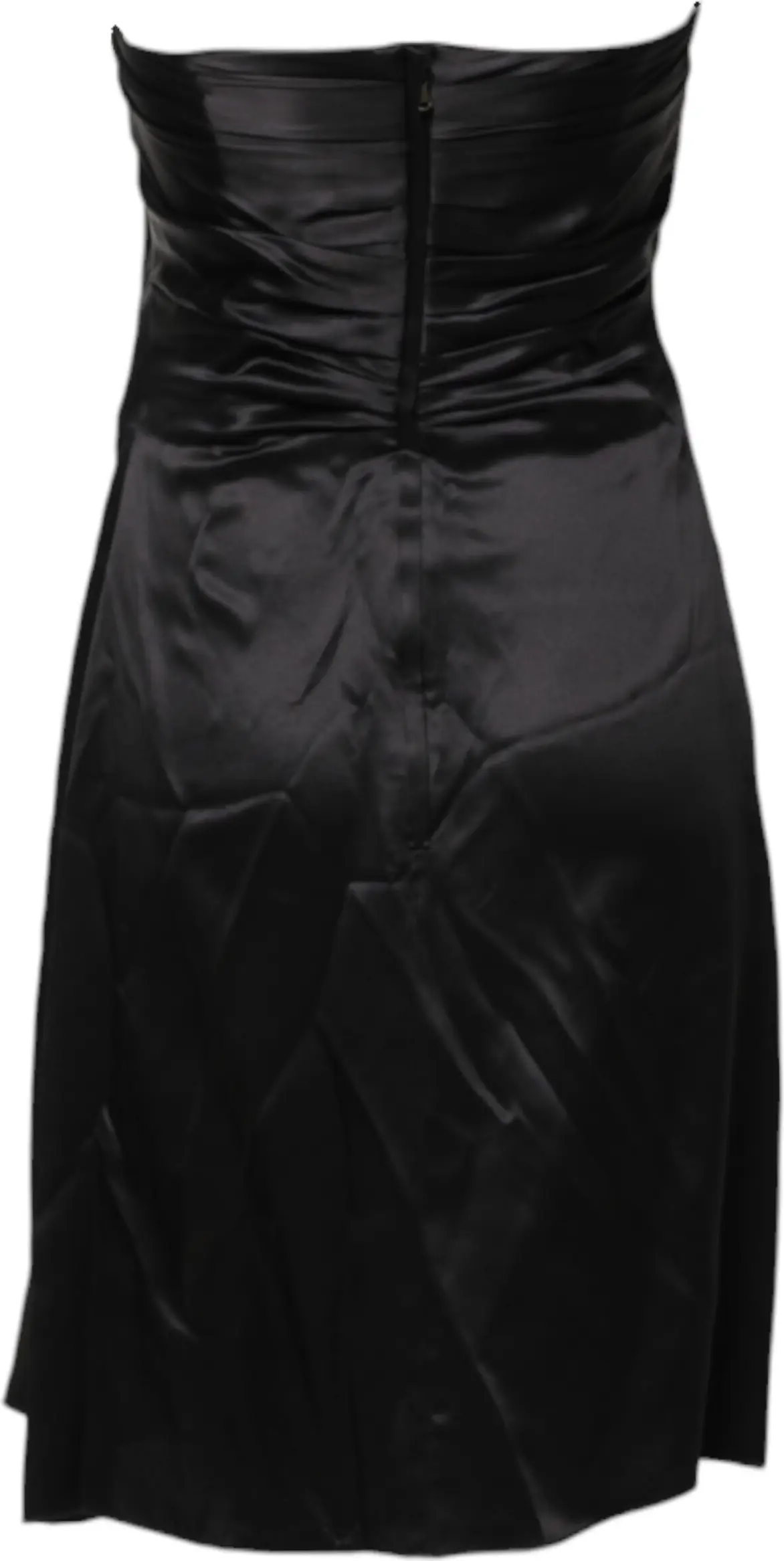Dolce & Gabbana dan qora yengsiz, tor siluetli mini ko'ylagi