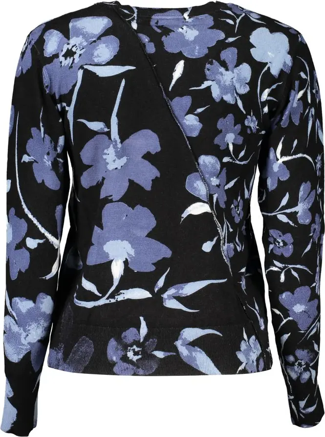 Chic Contrasting Crew Neck Sweater