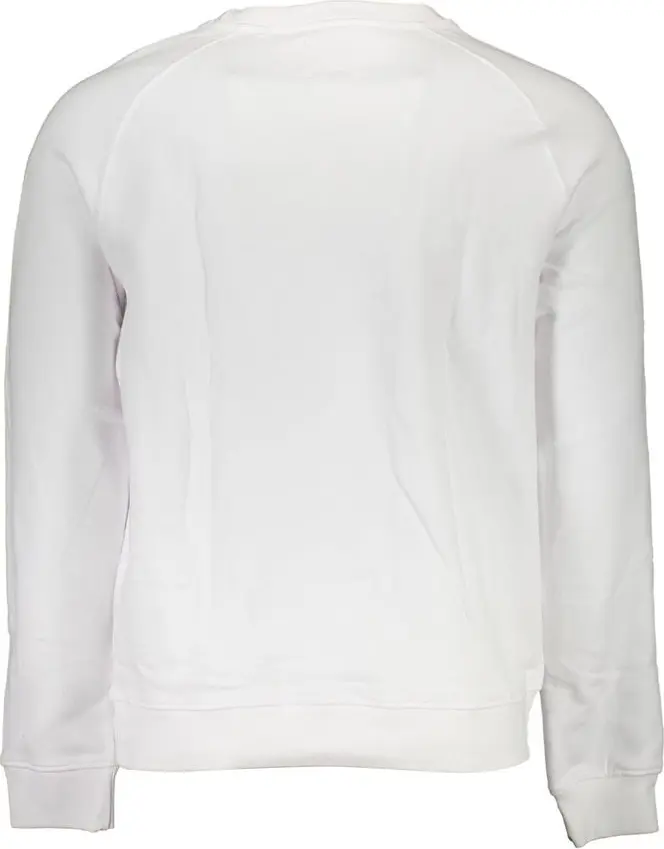 White Cotton Men Sweater Guess Shoes