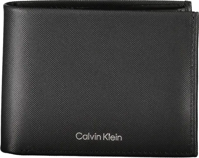 Кошелек Calvin Klein Элегантный Черный Кожаный Кошелек с RFID-защитой
