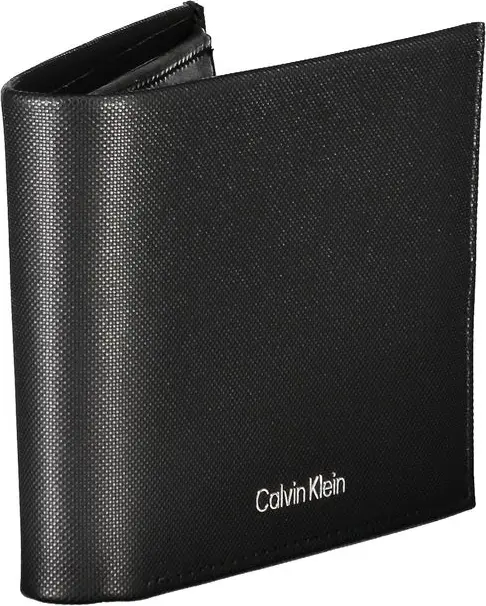 Wallet Calvin Klein Elegant Black Leather Wallet with RFID Blocking