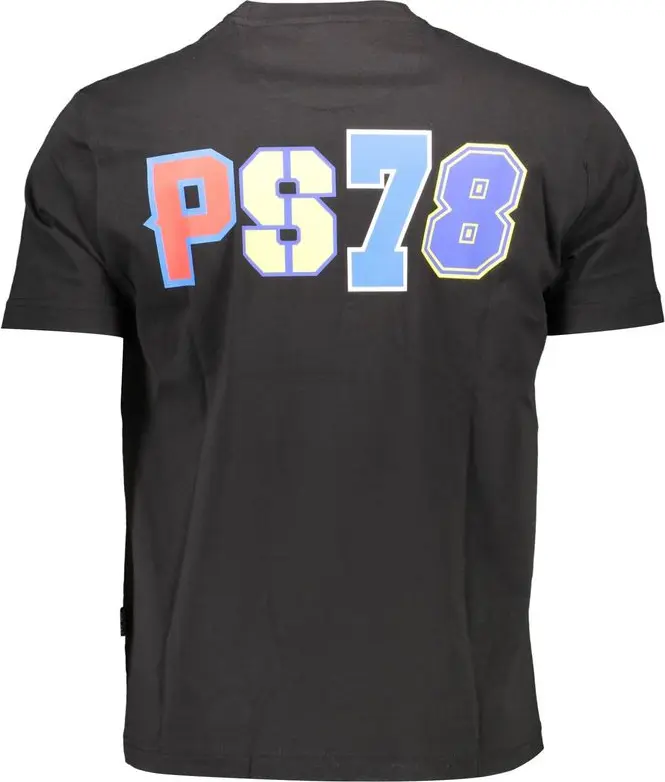 Plein Sport Qora Paxta Futbolka