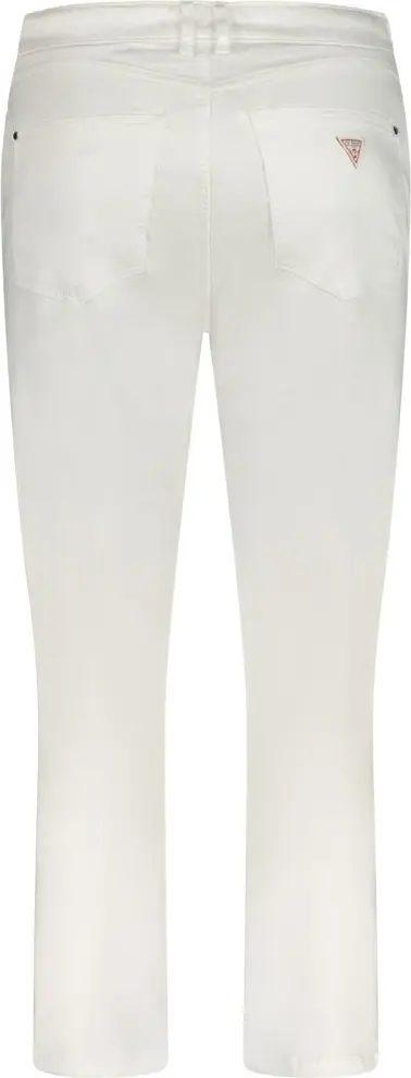 Белые хлопковые женские скинни джинсы Guess Shoes