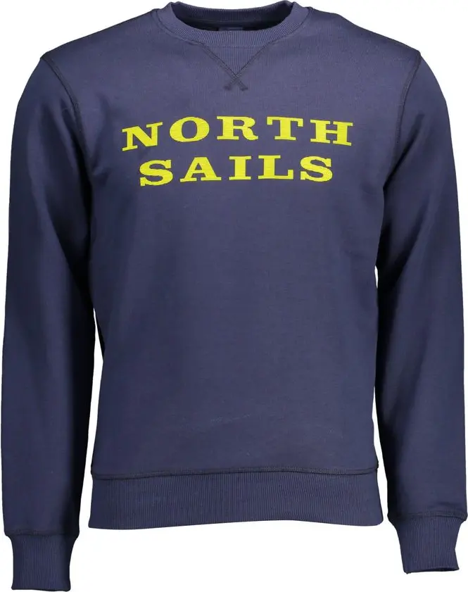 Синий хлопковый свитер North Sails