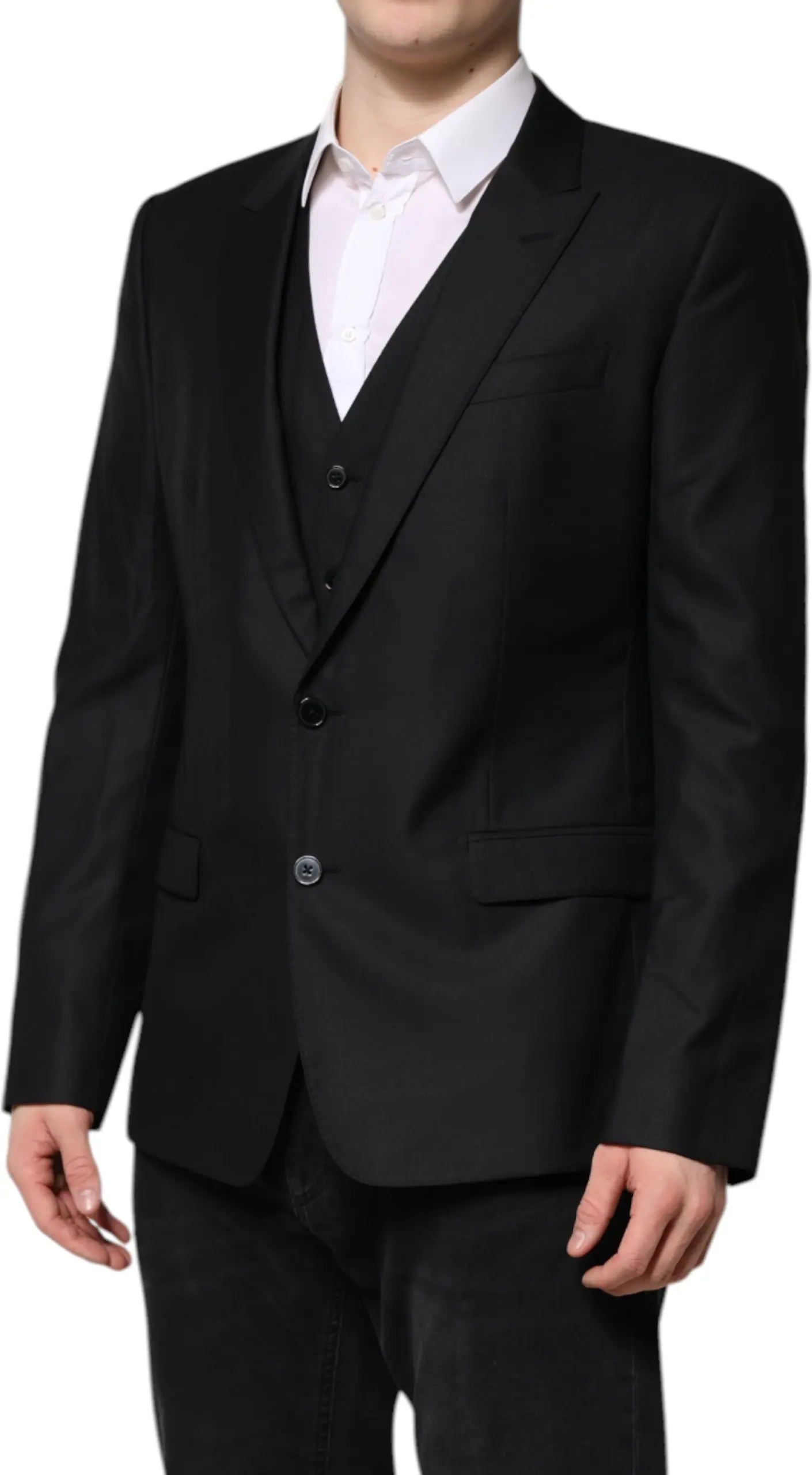 Suit Dolce & Gabbana Black Single Breasted L