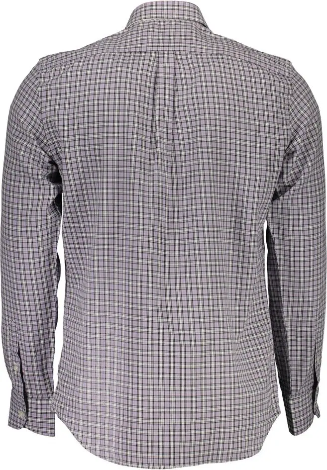 Purple Cotton Men Shirt