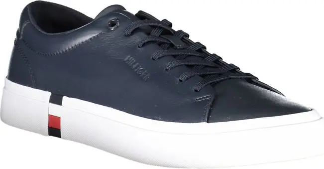 Sneaker Tommy Hilfiger Blue Leather Men Sneaker