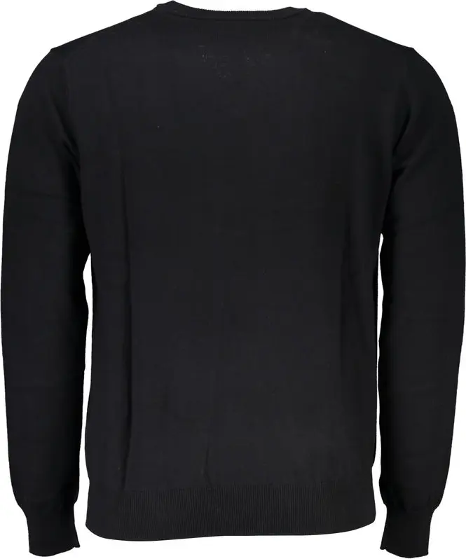 Sweater Harmont & Blaine Elegant V-Neck Embroidered Black
