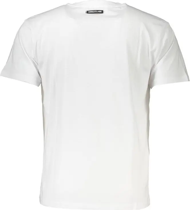 White Cotton T-Shirt Cavalli CLASS