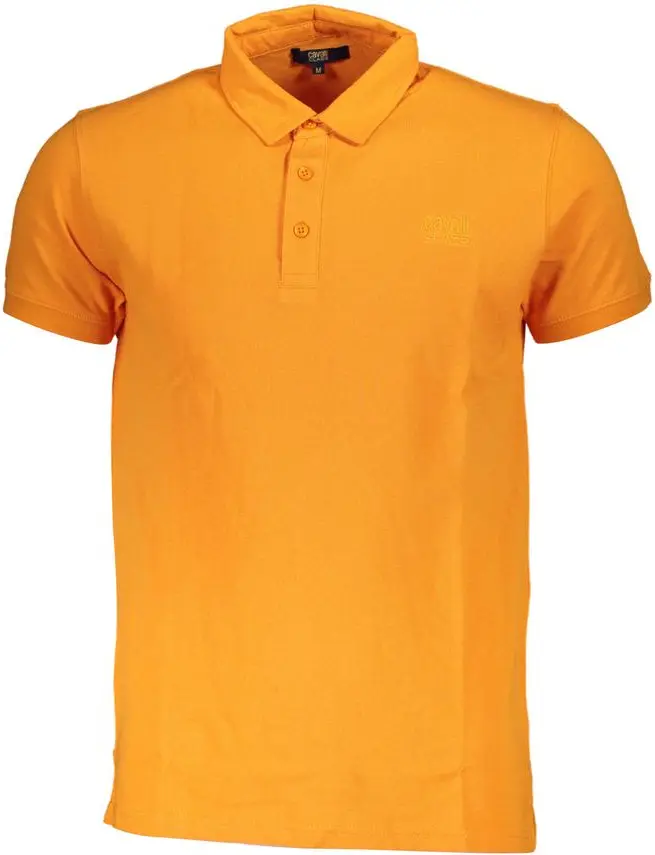 Polo Shirt Cavalli CLASS Orange Cotton