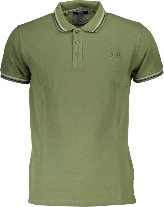 Мужская рубашка поло Green Cotton от cavalli CLASS