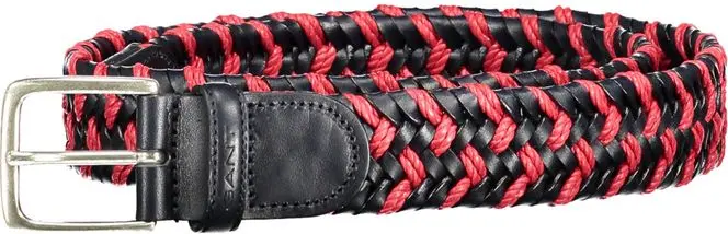 Gant qizil charm erkaklar kamari