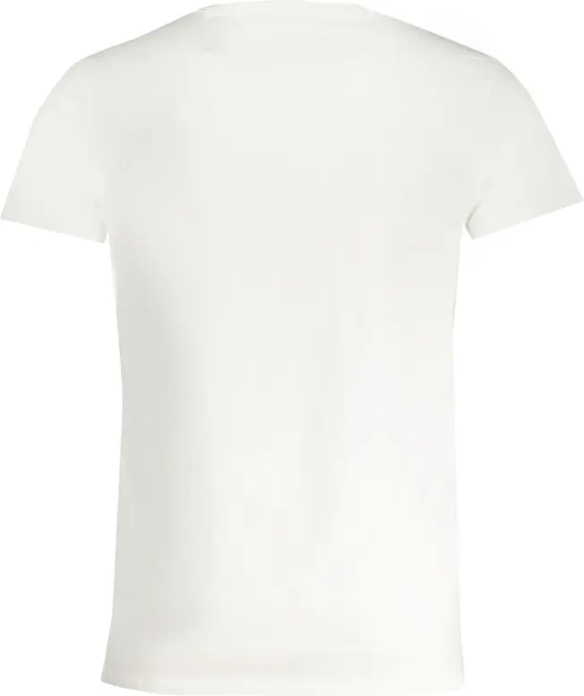 Белая хлопковая футболка Trussardi