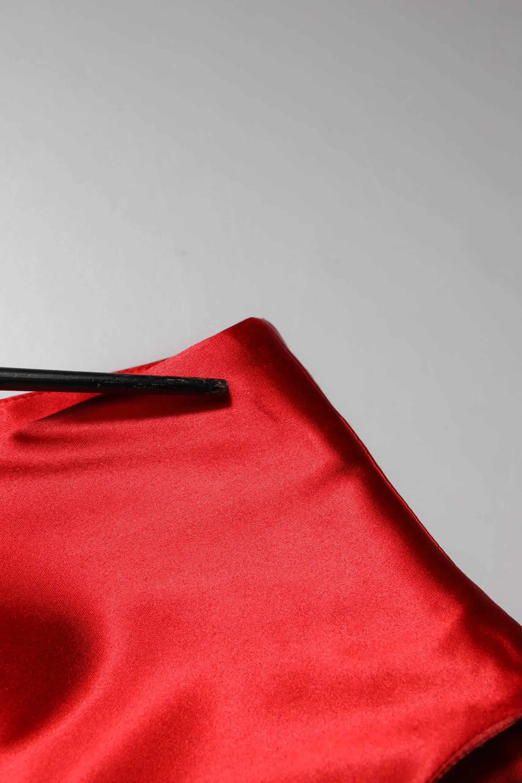 Red Acetate Sleeveless Sheath Midi Dress Dolce & Gabbana