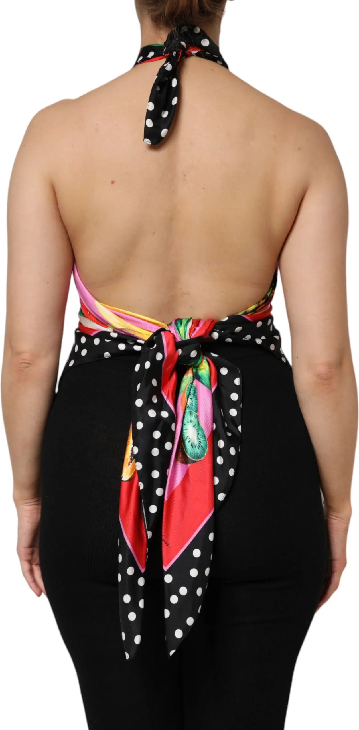 Dolce & Gabbana Halter Party Evening Cropped Top