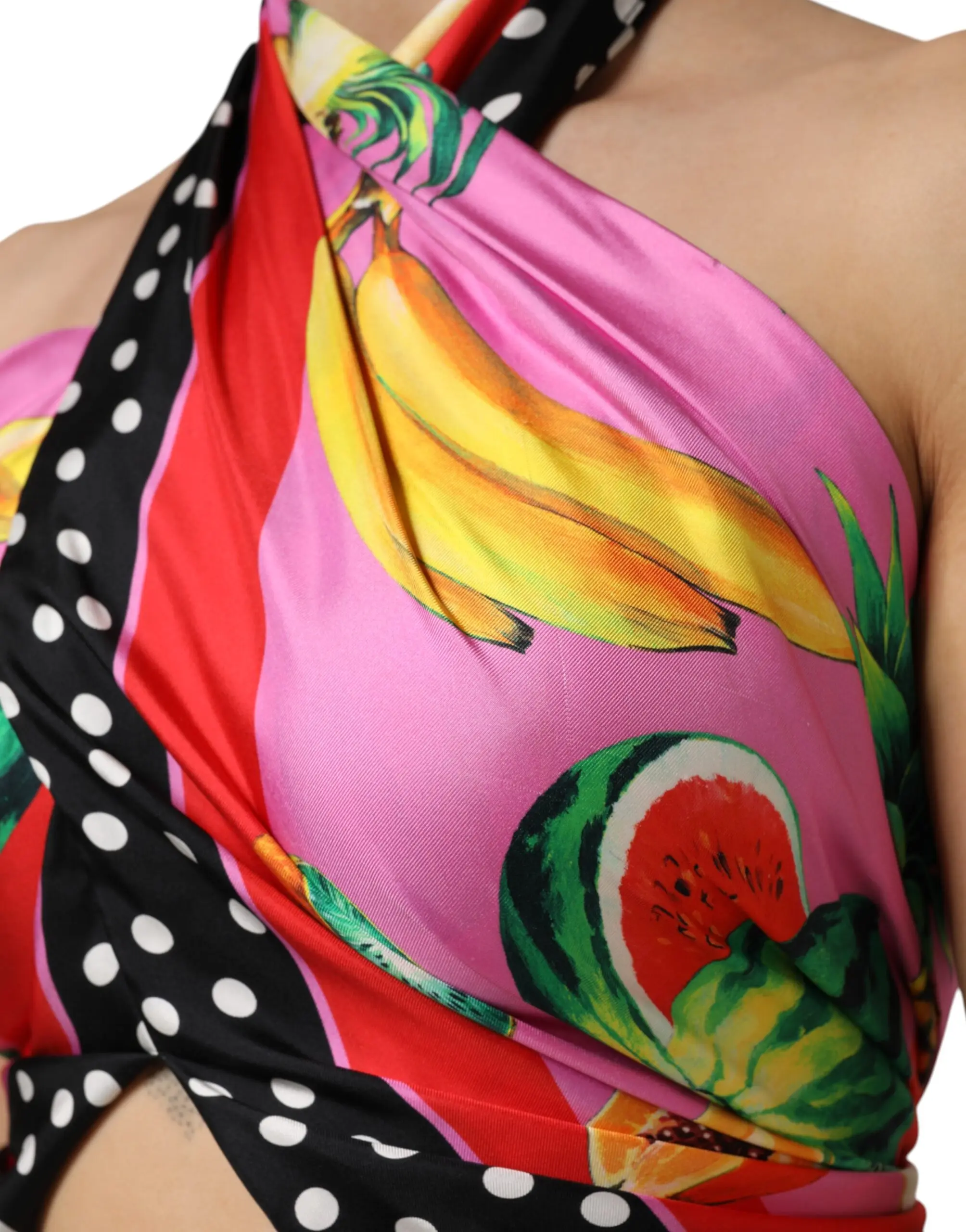 Dolce & Gabbana Halter Party Evening Cropped Top