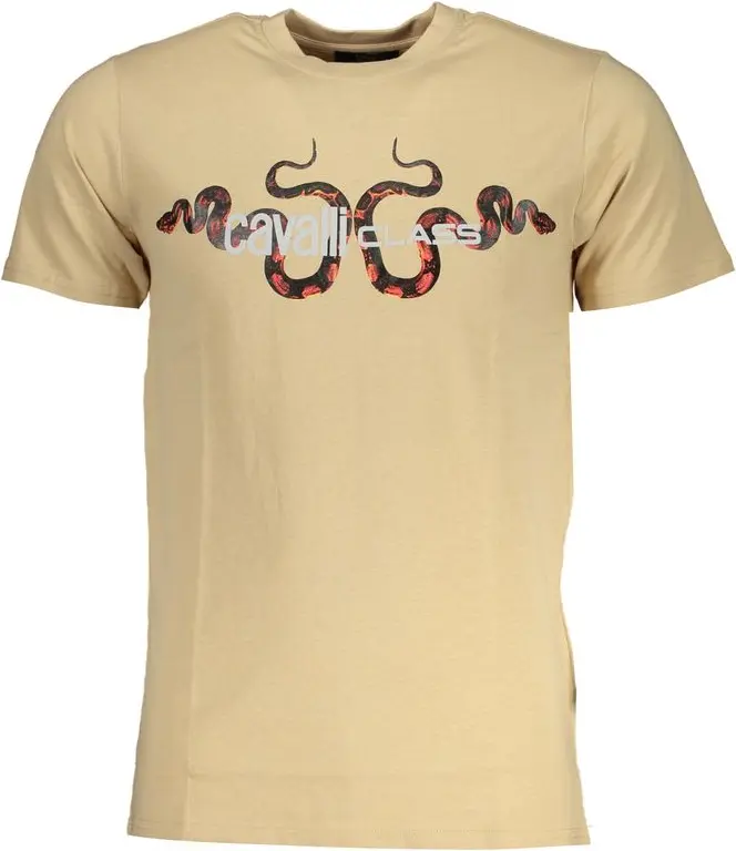 Beige Cotton T-Shirt