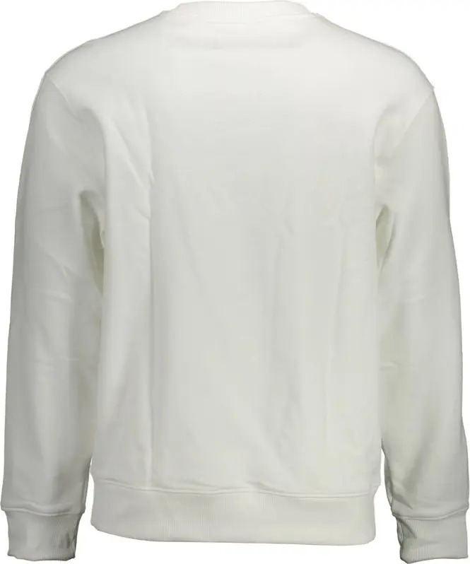 White Cotton Men Sweater
