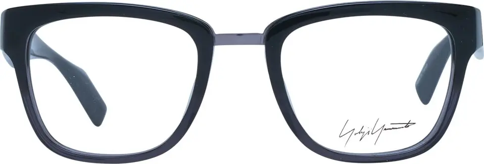 Yohji Yamamoto dan qora Дорожный знак Acetate ko'zoynak ramkalari
