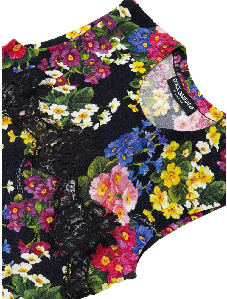 Qora kashmir tank top