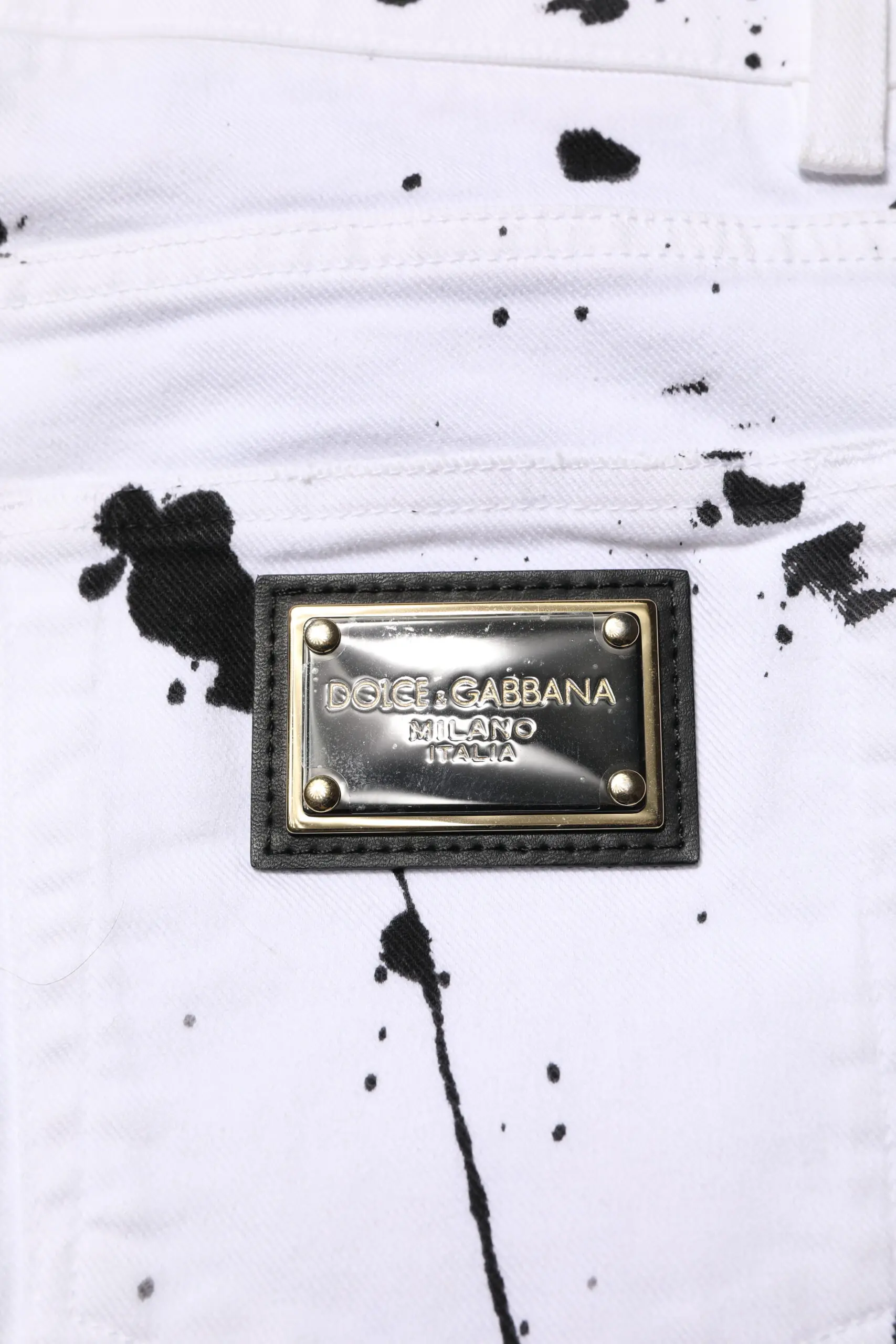 Skinny Denim Jeans White Dolce & Gabbana